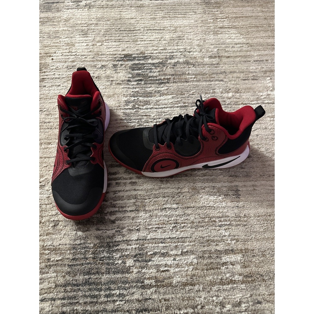 Nike Shoes Men's Size 10.5 Fly By Mid 2 Basketball Sneakers CU3503-003 Red Black
